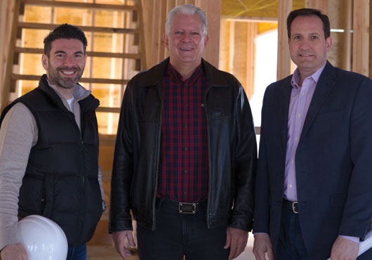 Adelphi Innovative Designs, Inc. owner and President Peter Pavlounis (right) with his two trusted senior project managers, Theo Verios (left) and  George Kaimis (middle).